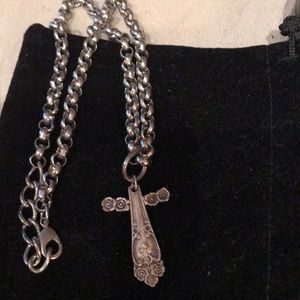 Sterling Silver silverware Necklace